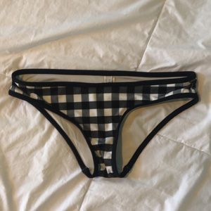 CUTE GINGHAM TRENDY BIKINI BOTTOM